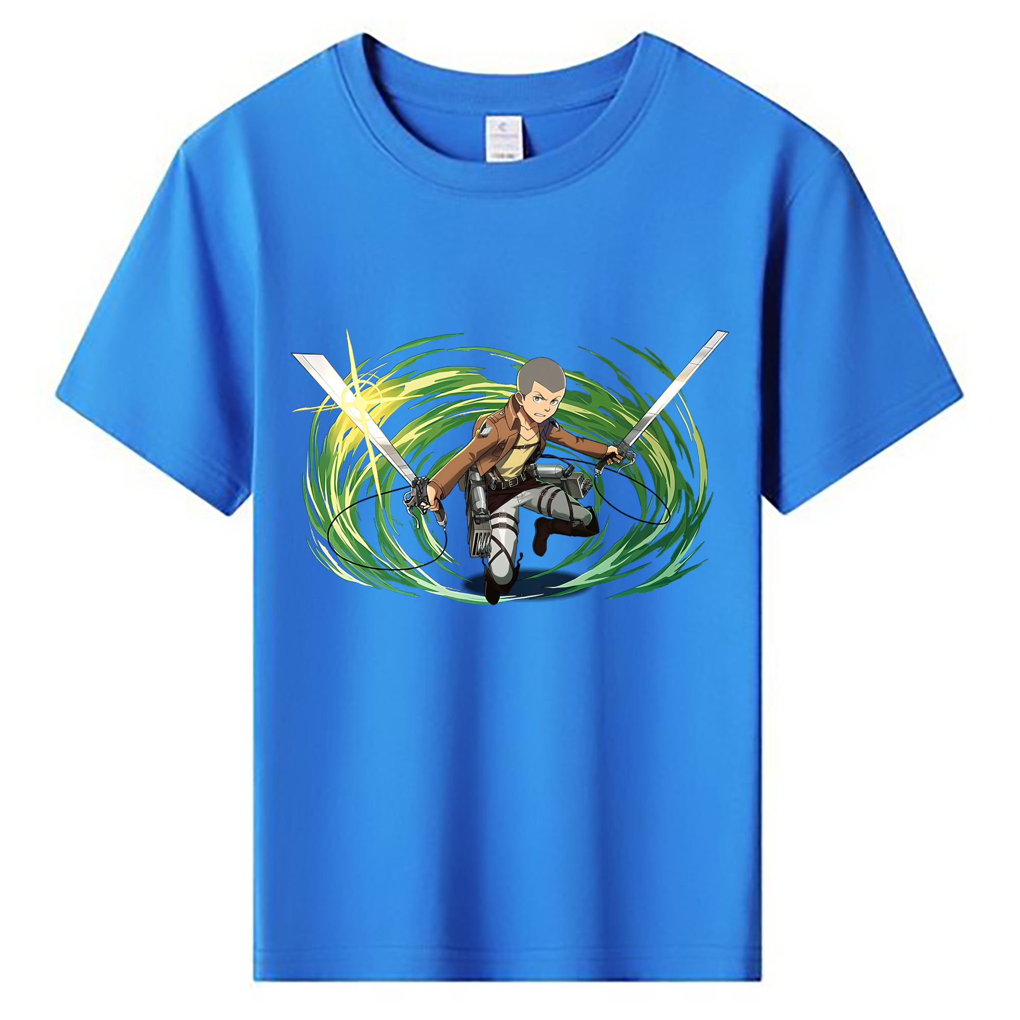 （画像用） 進撃の巨人 コニー·スプリンガー Attack on Titan Connie Springer 綿100％キッズTシャツ（フロントプリント）